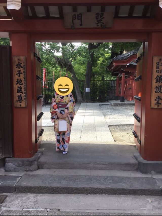 着物 変身写真 歌舞伎 コスプレ