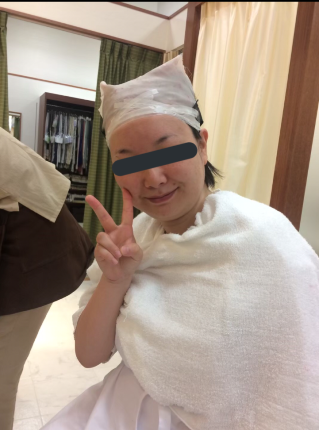 着物 変身写真 歌舞伎 コスプレ
