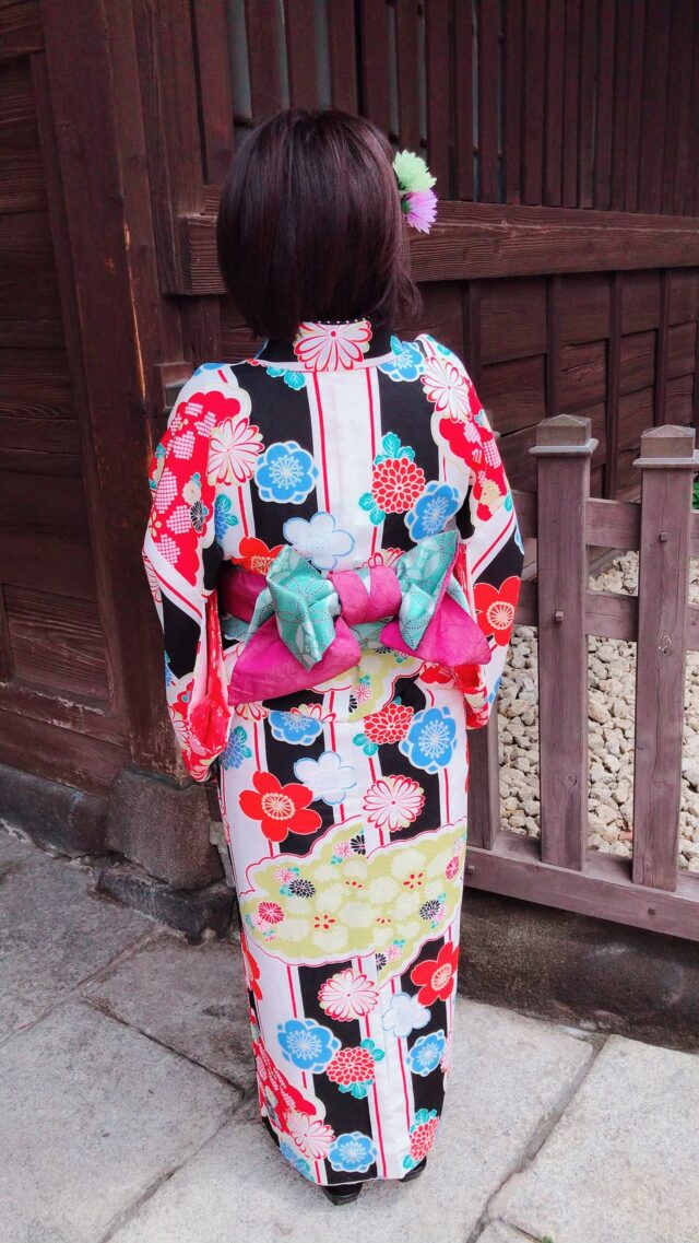 着物 変身写真 歌舞伎 コスプレ