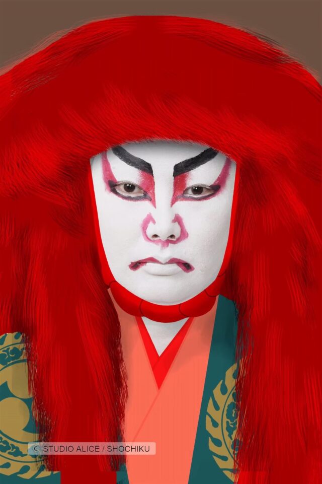 着物 変身写真 歌舞伎 コスプレ