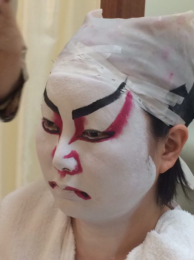 着物 変身写真 歌舞伎 コスプレ