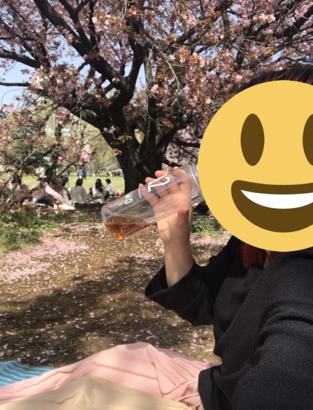 花見 桜 一人