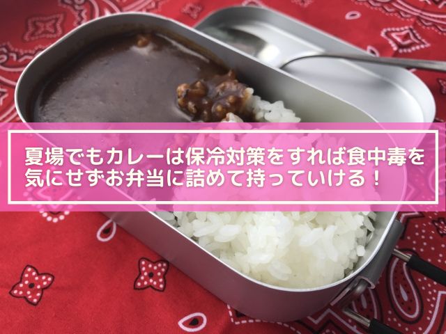 カレーを弁当に夏詰めるのは大丈夫 食中毒にならない詰め方が知りたい 横浜独女のつれづれブログ